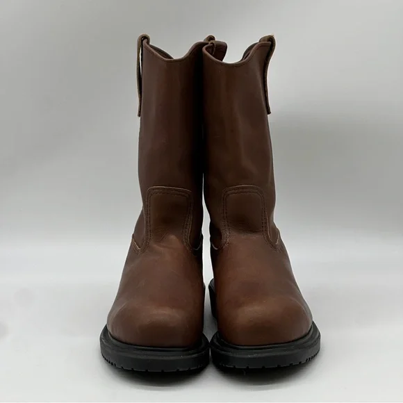 Red Wings Safety Toe Pull On Boot. Size 8 - Picture 3 of 11